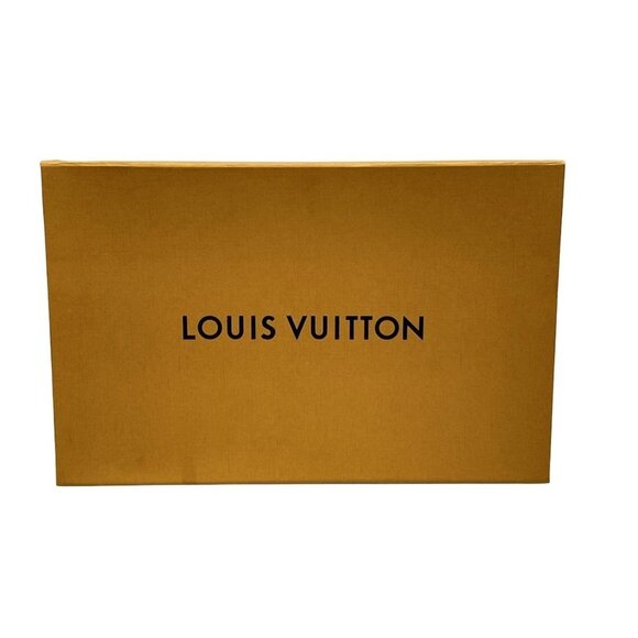 Auth LOUIS VUITTON Echalp LV graphical M00498 Brown Black - AB0261 Scarf - Picture 4 of 4